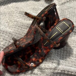 Dolce Vita Women's Brown Tortoise Heels